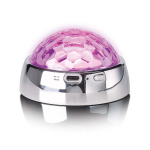 Lenco Center stabilizer with Party LED Light for turntable Silver Lenco Center stabilizer with Party LED Light for turntable Silver