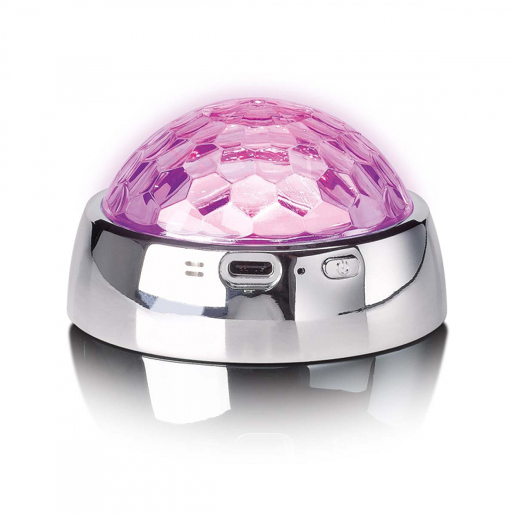 Lenco Center stabilizer with Party LED Light for turntable Silver Lenco Center stabilizer with Party LED Light for turntable Silver