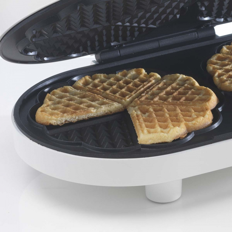 Trebs Waffle iron double heart-shaped White Trebs Waffle iron double heart-shaped White