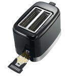 MELISSA Upright toaster 2 slices 800W Black / Stainless Steel MELISSA Upright toaster 2 slices 800W Black / Stainless Steel