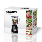 MELISSA Blender 1,5L glass jug spray 500W Matt Black MELISSA Blender 1,5L glass jug spray 500W Matt Black