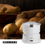 MELISSA Potato Peeler with Salad Spinner | 1000 g capacity | 85 W | White