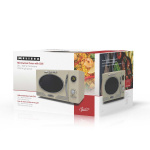 MELISSA Microwave Oven with Grill | 800 W | 23 L capacity | 12 Programs | 5 Power levels | Defrost | 60-minute timer | Cream