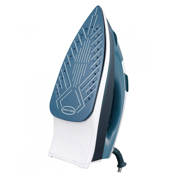 MELISSA Steam iron with ceramic soleplate 2200W Blue MELISSA Steam iron with ceramic soleplate 2200W Blue