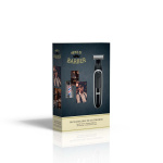 MELISSA Rechargeable beard and body trimmer with ultra-thin razor, including 4 spacer combs Black