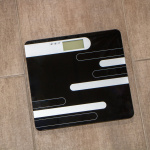 MELISSA Personal body scale 180 kgs Black / Silver MELISSA Personal body scale 180 kgs Black / Silver
