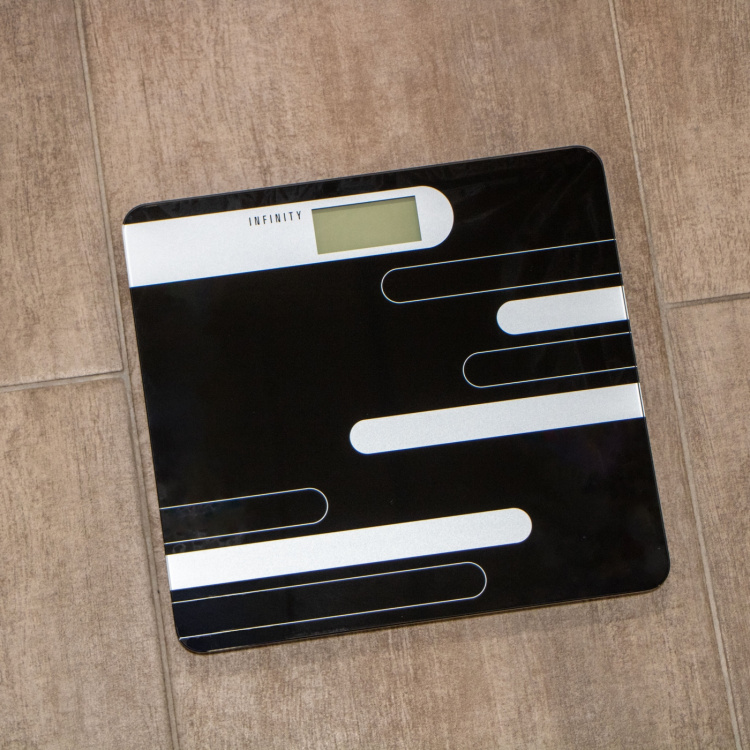 MELISSA Personal body scale 180 kgs Black / Silver MELISSA Personal body scale 180 kgs Black / Silver