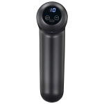 MELISSA Rechargeable massage gun with LED 4 heads Black MELISSA Rechargeable massage gun with LED 4 heads Black