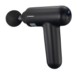 MELISSA Rechargeable massage gun with LED 4 heads Black MELISSA Rechargeable massage gun with LED 4 heads Black