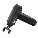 MELISSA Rechargeable massage gun with LED 4 heads Black MELISSA Rechargeable massage gun with LED 4 heads Black