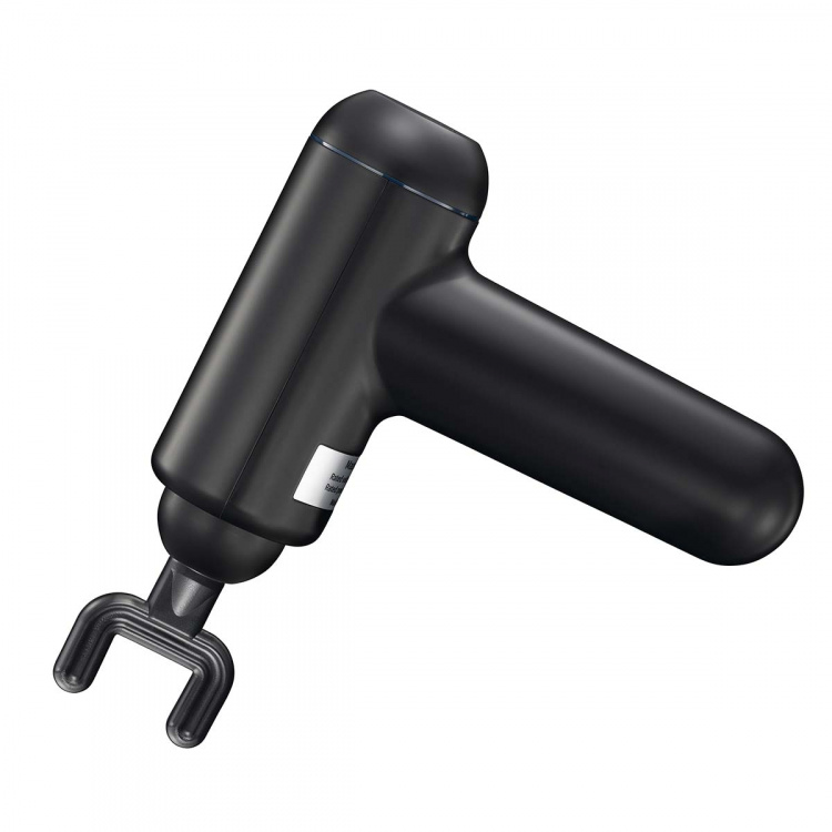 MELISSA Rechargeable massage gun with LED 4 heads Black