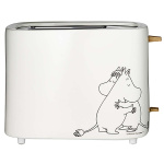 Moomin Ceramic toaster, 2 slices, 875W, white Moomin Ceramic toaster, 2 slices, 875W, white