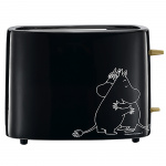Moomin Ceramic toaster 2 slices black 875W Moomin Ceramic toaster 2 slices black 875W