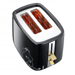 Moomin Ceramic toaster 2 slices black 875W Moomin Ceramic toaster 2 slices black 875W
