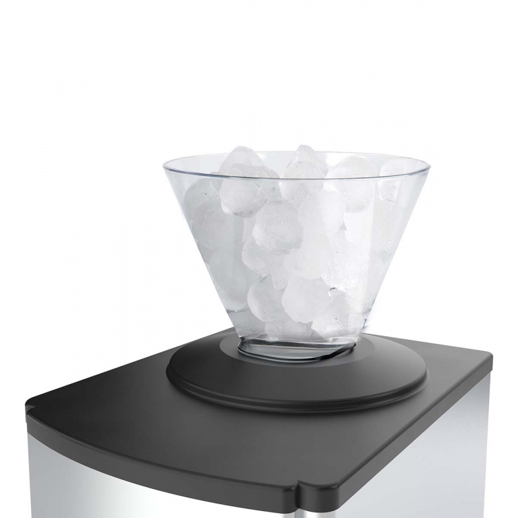 Gastronoma Ice Crusher | 80W | 1 kg/min | 3L Collector | Stainless Steel / Black