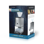 Gastronoma Ice Crusher | 80W | 1 kg/min | 3L Collector | Stainless Steel / Black