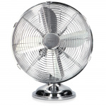 Trebs Table fan metal 12 inch Silver Trebs Table fan metal 12 inch Silver