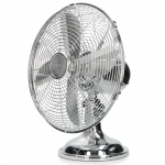 Trebs Table fan metal 12 inch Silver Trebs Table fan metal 12 inch Silver