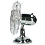 Trebs Table fan metal 12 inch Silver Trebs Table fan metal 12 inch Silver