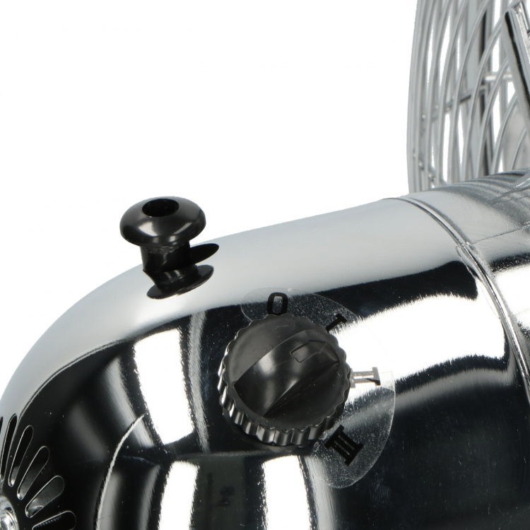 Trebs Table fan metal 12 inch Silver Trebs Table fan metal 12 inch Silver