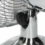 Trebs Table fan metal 12 inch Silver Trebs Table fan metal 12 inch Silver