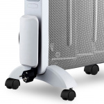 Trebs Mobile micathermic electric heater on wheels 2000W White