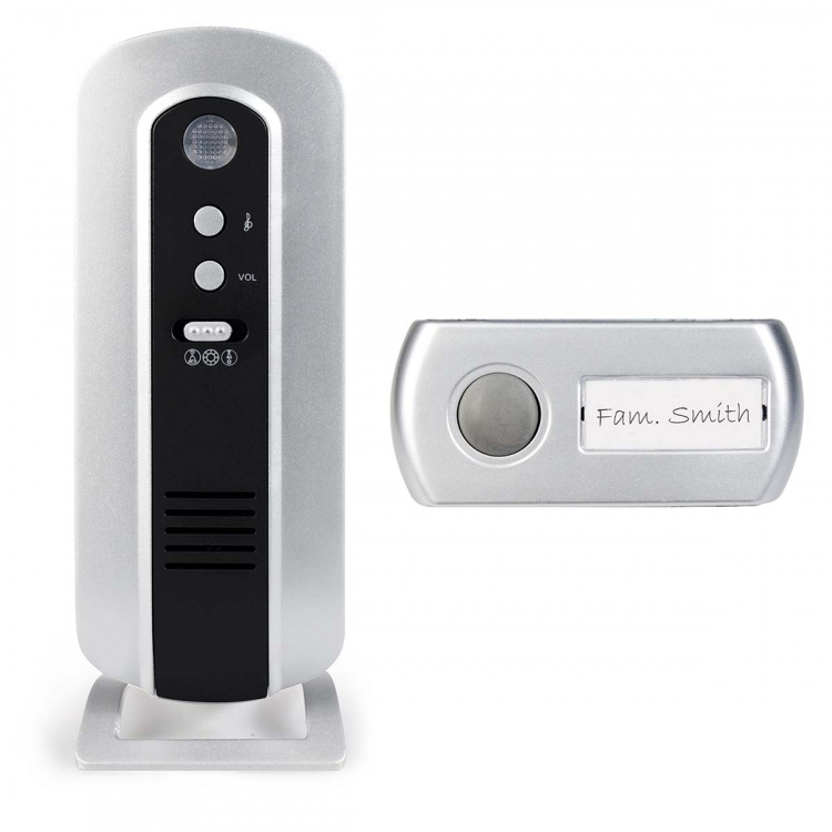 Alecto Wireless doorbell Black / Silver