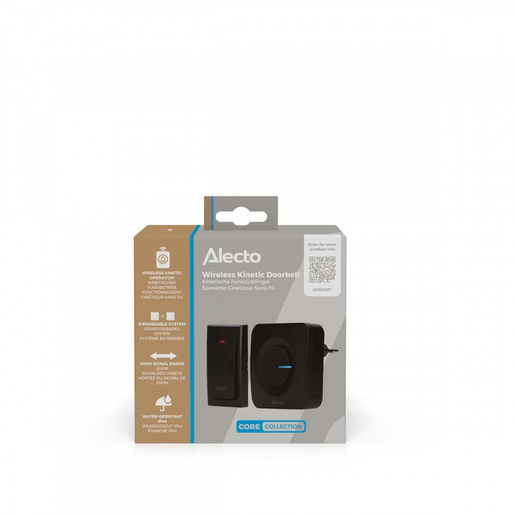Alecto Wireless Kinetic Doorbell