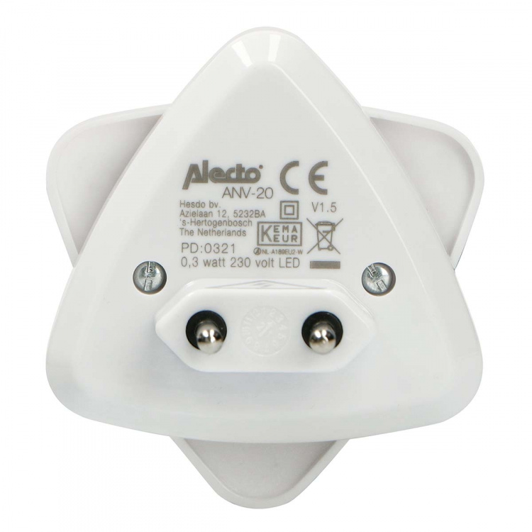 Alecto Automatic LED night light White