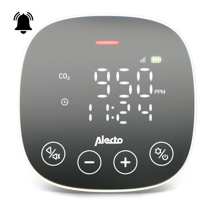 Alecto CO2 Meter with NDIR sensor with humidity meter Alecto CO2 Meter with NDIR sensor with humidity meter