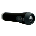 Alecto Rechargeable LED-flashlight Black Alecto Rechargeable LED-flashlight Black
