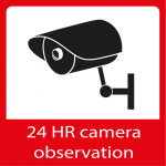 Alecto Window sticker camera surveillance 5x Alecto Window sticker camera surveillance 5x