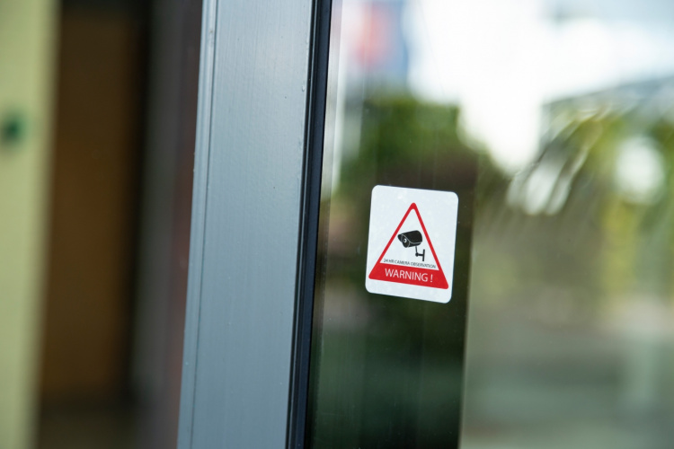 Alecto Window sticker camera surveillance 5x Alecto Window sticker camera surveillance 5x