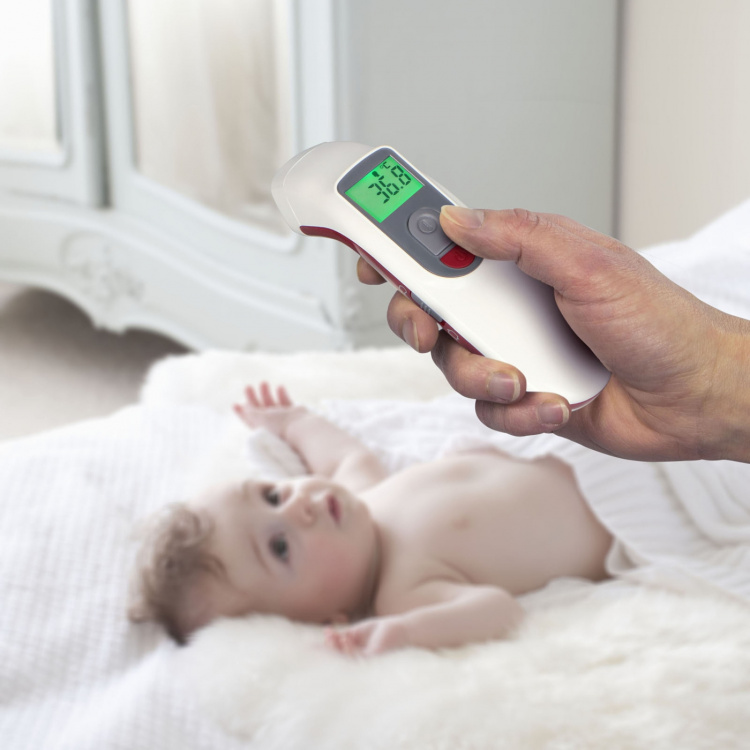 Alecto Forehead thermometer infrared White Alecto Forehead thermometer infrared White