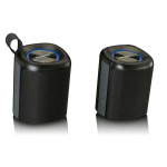 Lenco 2-in-1 2x10W TWS Bluetooth® 5.0 Speakers IPX7 Lenco 2-in-1 2x10W TWS Bluetooth® 5.0 Speakers IPX7