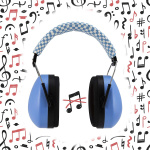 Alecto Earmuffs for babies and toddlers Blue