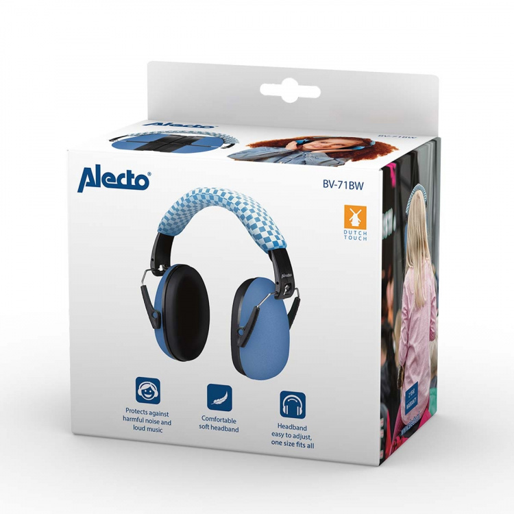 Alecto Earmuffs for babies and toddlers Blue