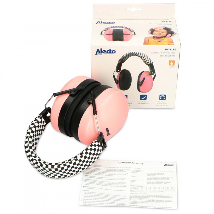Alecto Earmuffs for babies and toddlers Pink Alecto Earmuffs for babies and toddlers Pink