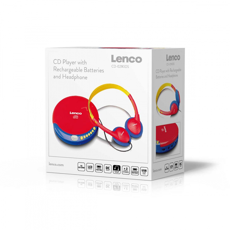 Lenco Kids CD player with rechargeable battery