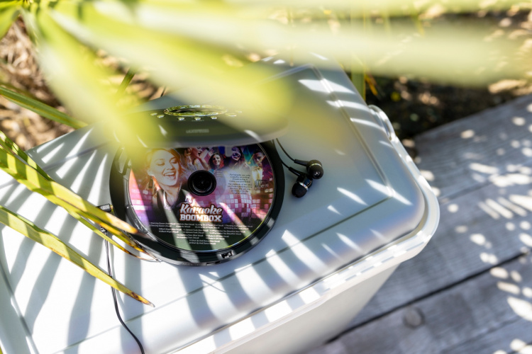 Lenco Discman with DAB+ FM radio rechargable battery Grey Lenco Discman with DAB+ FM radio rechargable battery Grey