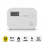 Alecto Carbon monoxide alarm with 10 year sensor runtime and display