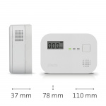 Alecto Carbon monoxide alarm with 10 year sensor runtime and display