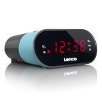 Lenco Clock radio Blue Lenco Clock radio Blue