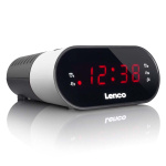 Lenco Clock radio White Lenco Clock radio White