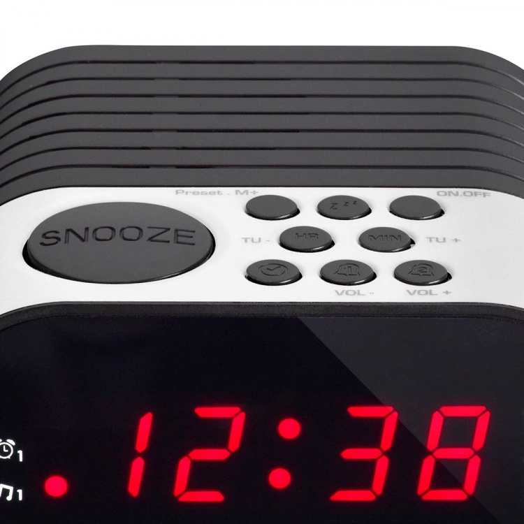 Lenco Clock radio White Lenco Clock radio White