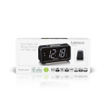 Lenco Clock radio with manual dimmer and night light Lenco Clock radio with manual dimmer and night light
