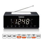 Lenco Clock radio with night light
