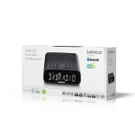 Lenco Clock radio with DAB+/FM, Bluetooth® and large dimmable LCD display