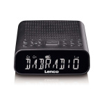 Lenco Clock radio with DAB+/FM, Bluetooth® and large dimmable LCD display