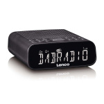 Lenco Clock radio with DAB+/FM, Bluetooth® and large dimmable LCD display